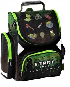 GAME PIXEL Spiel Schulranzen Minecraft Tornister Federtasche Jungen neu ovp