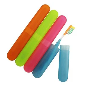 Toothbrush Travel Case Cover Portable Plastic Toothbrush Holder (Mixed) - Picture 1 of 16