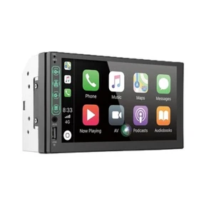 7" Double Din Car Stereo with Apple Carplay/Android, HD Wireless Screen for Car - Picture 1 of 8