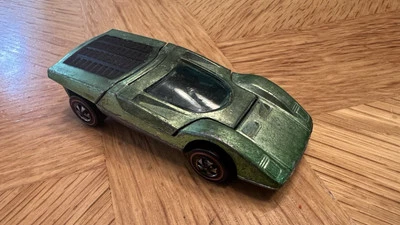 1970 Mattel Hot Wheels Redlines Ferrari 512 S Spectra Green - Image 1 of 4