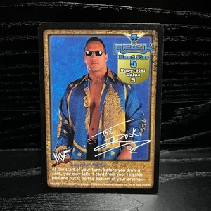 WWF Raw Deal: CCG – The Rock Superstar Card (#139/150, Premiere Base Set, 2000) - Picture 1 of 2