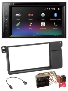 Pioneer Bluetooth MP3 USB 2DIN DAB DVD Autoradio für BMW 3er E46 Quadlock großem - Bild 1 von 8