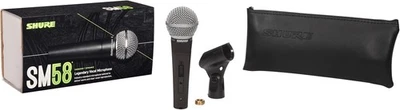 NEW Shure SM58S Dynamic Microphone Vocal Cardioid XLR On/Off Switch - Image 1 of 4