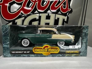 Ertl Collectible 1955 Chevrolet Bel Air American Muscle 1:18 Metal Diecast Car - Picture 1 of 6