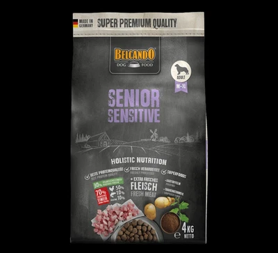 Belcando Senior Sensitive 4 kg Trockenfutter Hundefutter M-XL ältere Hunde - Bild 1 von 3