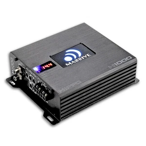 Massive Audio Monoblock Subwoofer Amplifier - 1050w Rms @ 1-ohm H1000  Sub Amp - Picture 1 of 10