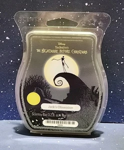 Scentsy Disney The Nightmare Before Christmas "Jack's Obsession" Wachsbarren - Bild 1 von 3