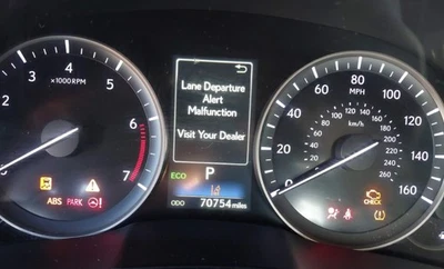 ES350 2016-2018 OE velocímetro calibre clúster 70 k millas Lexus Foto 1 de 4