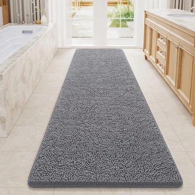  Luxury Bathroom Rug Shaggy Bath Mat , Washable Non Slip Bath Rugs for Bathroom  - Image 1 of 4