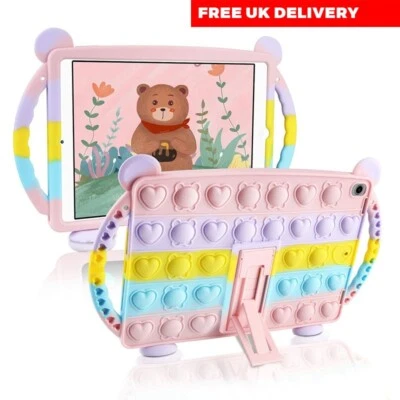 For iPad Mini 6 3D Pop Push It Bubble Kids Case - Silicone Shockproof Cover - Image 1 of 4