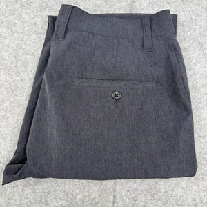 Travis Mathew Golf Pants Men's 30 Dark Gray Performance Straight Chino Fit 32x33 - Picture 1 of 8