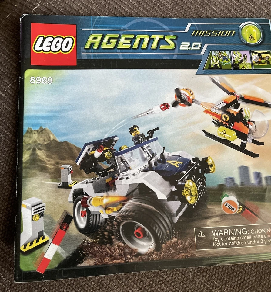 LEGO Agentes Juego de Búsqueda de 4 Ruedas 8969 Manual de Instrucciones Foto 1 de 1