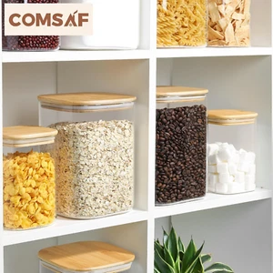 122 Oz Glass Food Storage Containers, Cereal Storage Containers with Airtight... - Picture 1 of 1