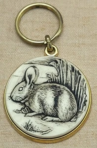 Rabbit Key Chain New Keychain Bunny - Picture 1 of 4