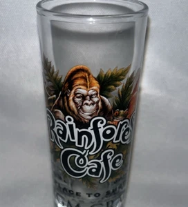 Rainforest Cafe MGM Casino Shot Glass Las Vegas Gorilla - Picture 1 of 8