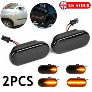 1Pair For VW T5 Dynamic Flowing LED Side Marker signal Light Indicator Repeaters - Picture 1 of 10