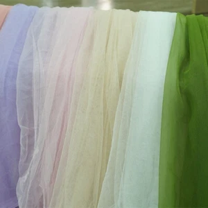 Nylon Tulle Lace Fabric for Gowns, Party Decor, Wedding Gown, Tutu dress, 1 yard - Picture 1 of 16