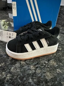 Adidas Campus 00s Core Black Gum” Colorway Size 6K & 8k. NWB JI4335 Infant Shoes - Picture 1 of 6