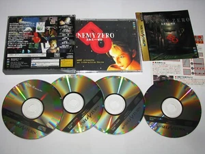 Enemy Zero Japanese Sega Saturn Japan import +hologram US Seller - Picture 1 of 10