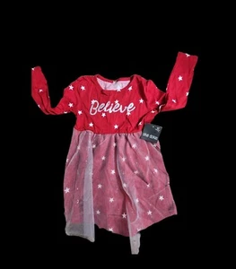 Okie Dokie Girls "I Believe" Dress Size 4T *New* - Picture 1 of 1