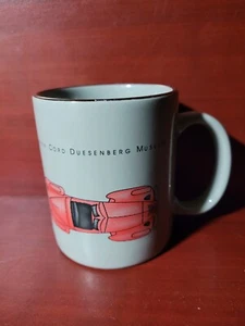 Vintage Auburn Ford Duesenberg Museum Mug Cup Car Indiana Classic Cars - Picture 1 of 3