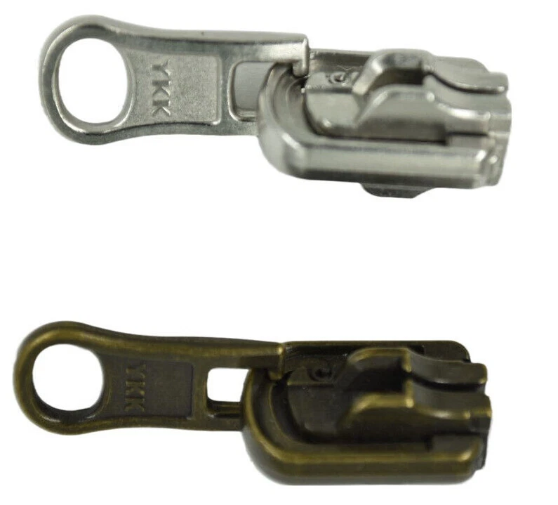 YKK Scorrevole Per Catena Metallica 5 Mm Argento O Brunitura - Immagine 1 di 1