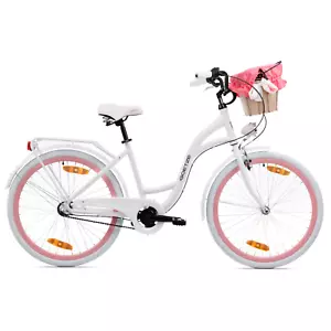 Goetze Style 26 Zoll 3 Gang Alu Citybike Damen Fahrrad LED mit Rücktritt & Korb! - Bild 1 von 37