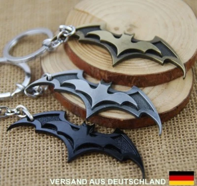 Batman Figur Comic DC Schlüsselanhänger Zeichen Logo Metall Film Game