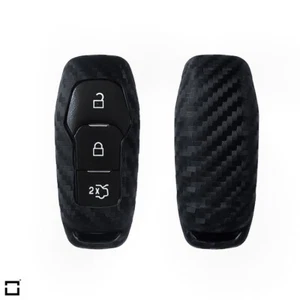 Carbon-Look Schutzhülle für Ford Mondeo Focus Ka SMax Edge Keyless Schlüssel - Bild 1 von 3
