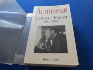 Lettres à Franca (1961-1973) | ALTHUSSER Louis | Bon état - Imagen 1 de 1