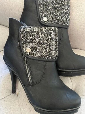 botines negros 8.5 Foto 1 de 3