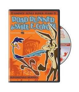 Road Runner & Wile E. Coyote DVD 15 Short Compilations Funny Animated Cartoon - Picture 1 of 2