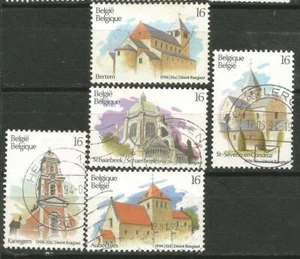 BELGICA Scott# 1554-1558 (0) usada Iglesias 1994 - Imagen 1 de 1