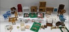 Dollhouse Miniature Furniture & Accessories Lot, Various Brands