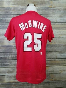 Camiseta deportiva Mark McGwire #25 St. Louis Cardinals 1998 vintage MLB True Fan adulto M - Imagen 1 de 12