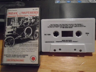 RARE OOP Mean Mothers CASSETTE TAPE Women's Blues LIL ARMSTRONG Blue Lou Barker - Image 1 of 2