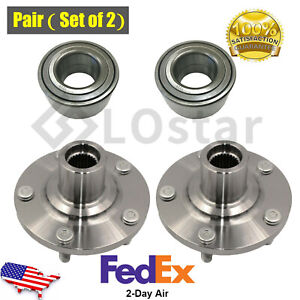2x Front Wheel Hub & Bearing Assembly Fits for 2008-2011 Toyota Highlander 3.5L