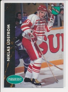 1991-92 Parkhurst French #37 NICKLAS LIDSTROM - RC Rookie Card Detroit Red Wings