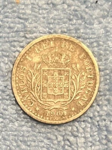 Portugal - 100 Reis 1900 - Picture 1 of 2