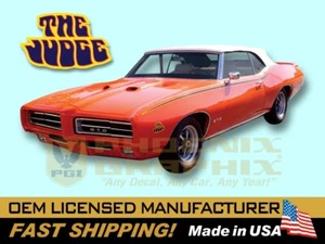 1969 Pontiac GTO The Judge Decals Graphics Stripes Kit - Picture 1 of 1