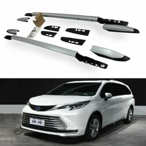 2Pcs Side Rail Bar Roof Rail Racks Fits for 2021 2022 2023 Toyota Sienna XL40 - Picture 1 of 9