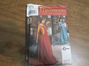 SIMPLICITY SEWING PATTERN MEDIEVAL MISSES GOWN COSTUME 8725 SIZE 10-14 - Picture 1 of 2