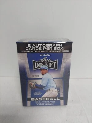 2020 Leaf Draft Baseball Blaster Box - Factory Sealed - 2 Autos Per Box - Image 1 of 4