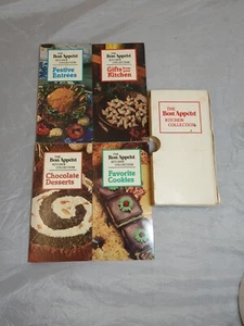 Vintage Set of 4 1983 The BON APPETIT Kitchen Collection Recipe Cooking - Picture 1 of 7