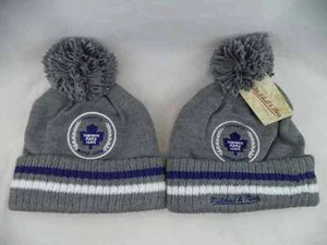 Toronto Maple Leafs Mitchell & Ness NHL Cuffed Knit Beanie Toque Hat Cap OSFA  - Picture 1 of 1
