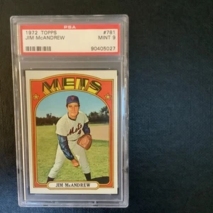 1972 Topps #781 Jim McAndrew PSA 9 Mets - Imagen 1 de 1
