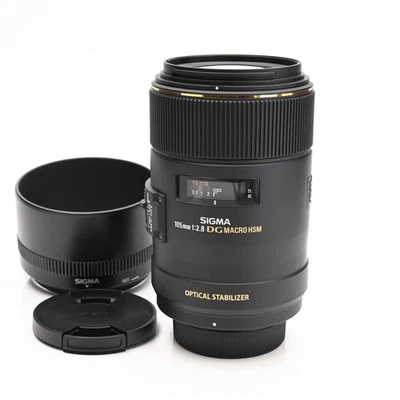Lente Nikon #303 Sigma AF 105 mm f2,8 EX DG Macro HSM OS Foto 1 de 4