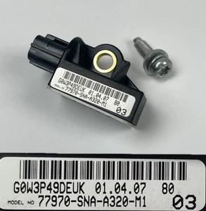 06-11 Honda Civic MK8 FN2 SRS Sensore Impatto Sicurezza Crash Cintura Airbag Airbag - Foto 1 di 24