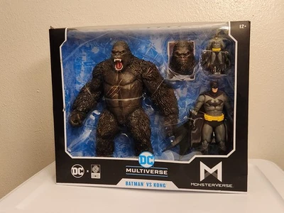 Mcfarlane Toys Monsterverse x DC Multiverse Batman vs King Kong Set *READ* - Image 1 of 4