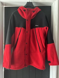 ROHAN Red & Blue Fleece Jacket Windshield Size Large 41-43" Chest Heavyweight - Picture 1 of 11